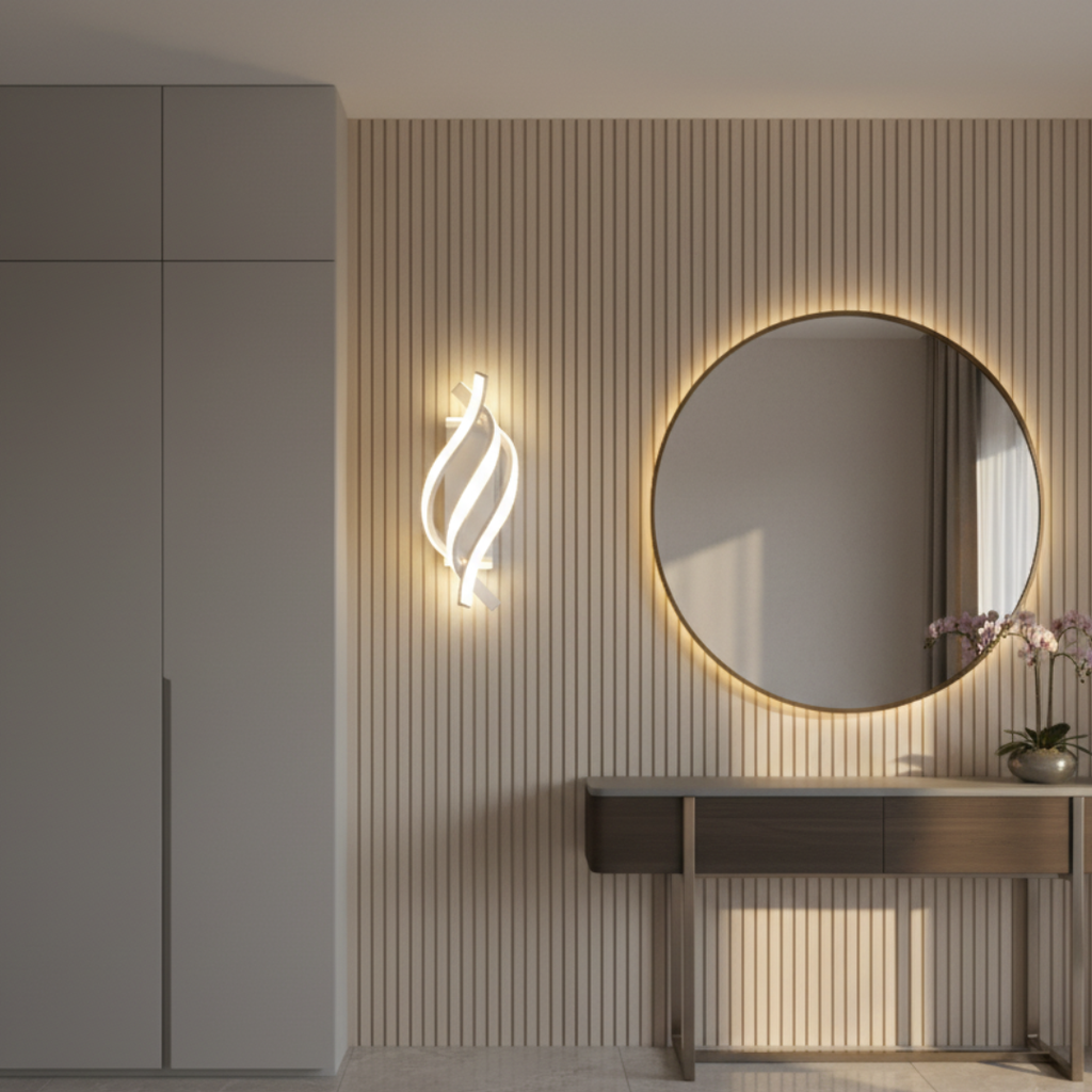 Aplique de Pared Moderno de Aluminio - Lámpara de Pared LED Minimalista para Iluminación Acogedora
