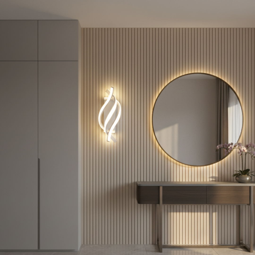 Aplique de Pared Moderno de Aluminio - Lámpara de Pared LED Minimalista para Iluminación Acogedora