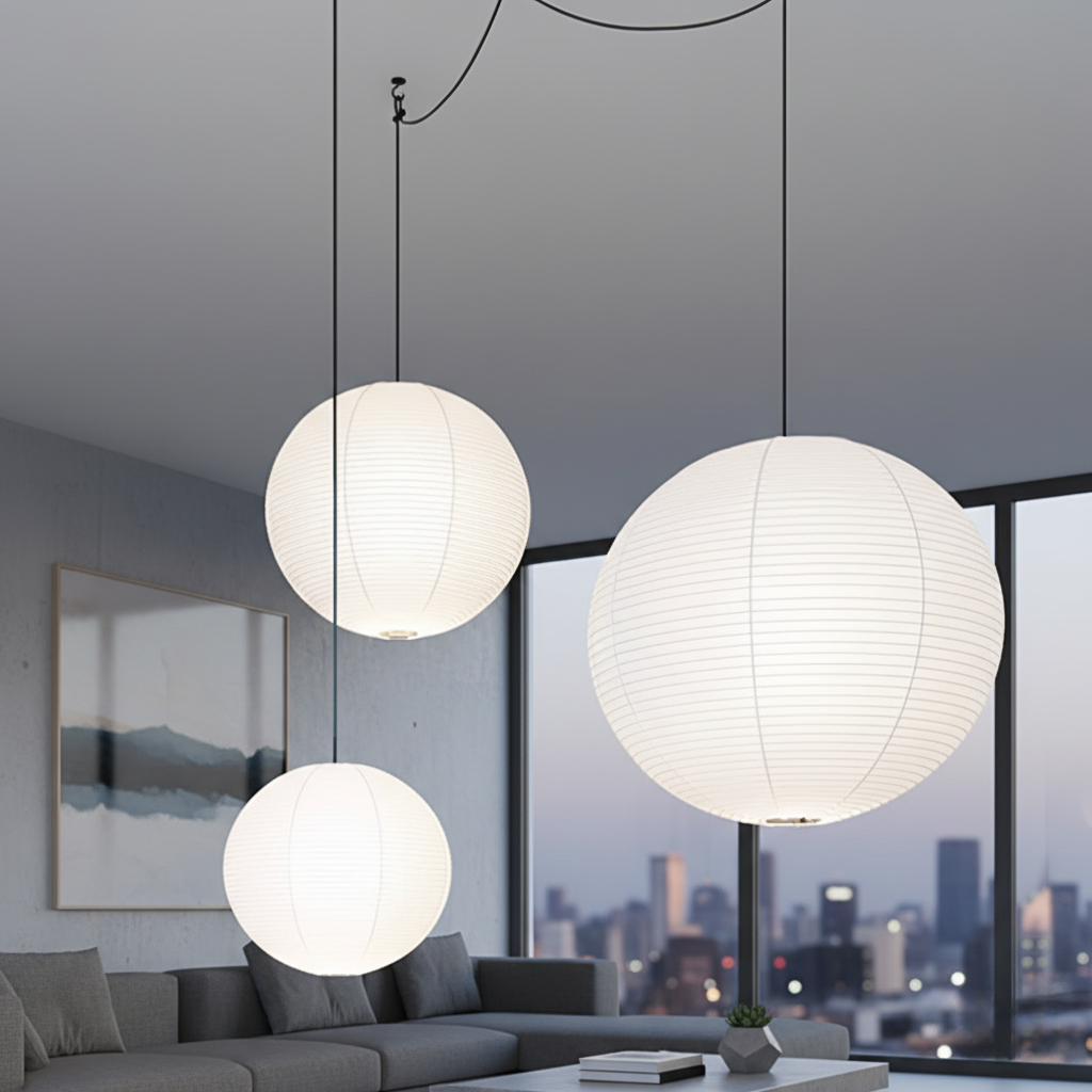 Lámpara Colgante Akari A Series - Iluminación Contemporánea y Estilosa