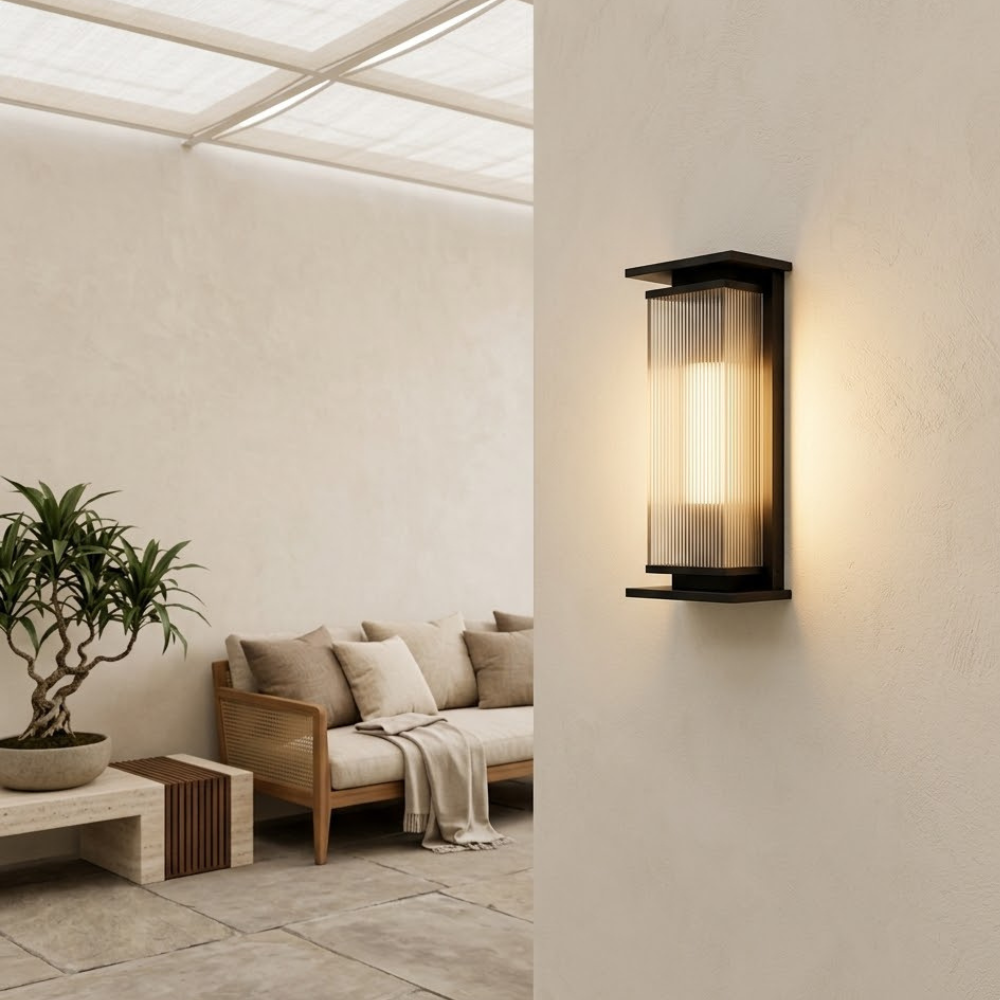 Luz de Pared Moderna para Exteriores | Aplique de Pared LED de Acero Inoxidable Impermeable para Iluminación de Patio y Porche