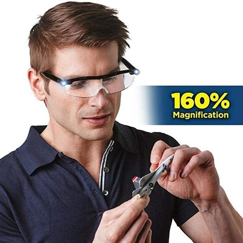 Kalsten | Gafas con Luz LED Lupa