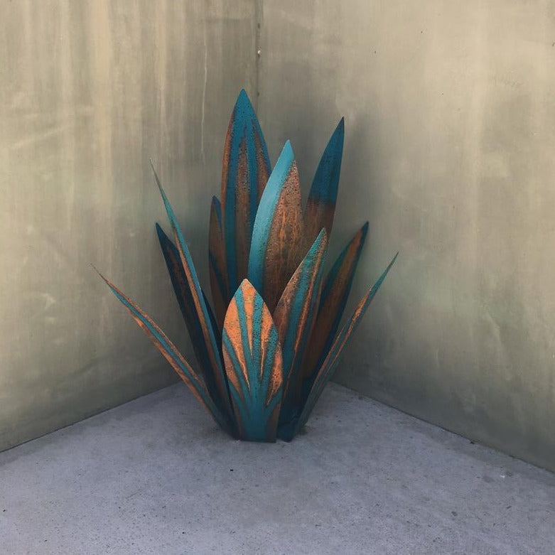 GartenGlanz - Escultura Rústica de Agave Eterna Impermeable | 50% DESCUENTO