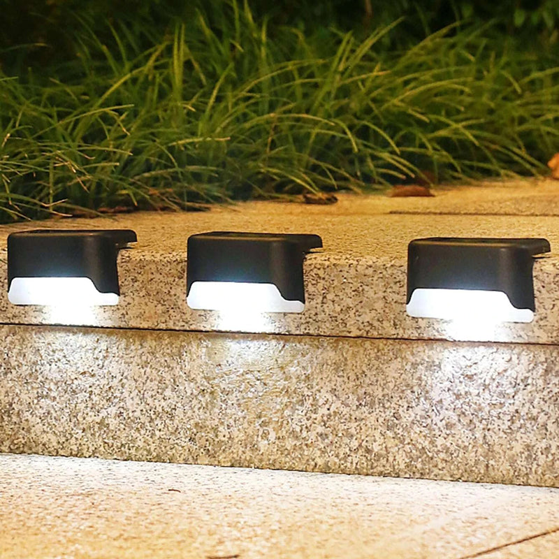 Luces Solares de Escalera Impermeables para Exterior (4 PCS) | Kalsten
