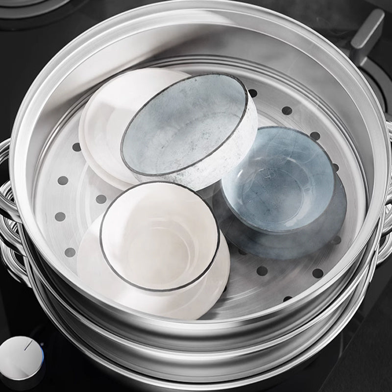 SteamaChef - 3 Niveles de Vaporera Para Cocinar Eficazmente Varias Platos