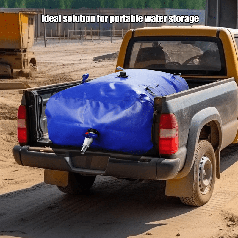 MegaStore Bolsa de Almacenamiento de Agua - Sostenible y Plegable para Jardín y Emergencias