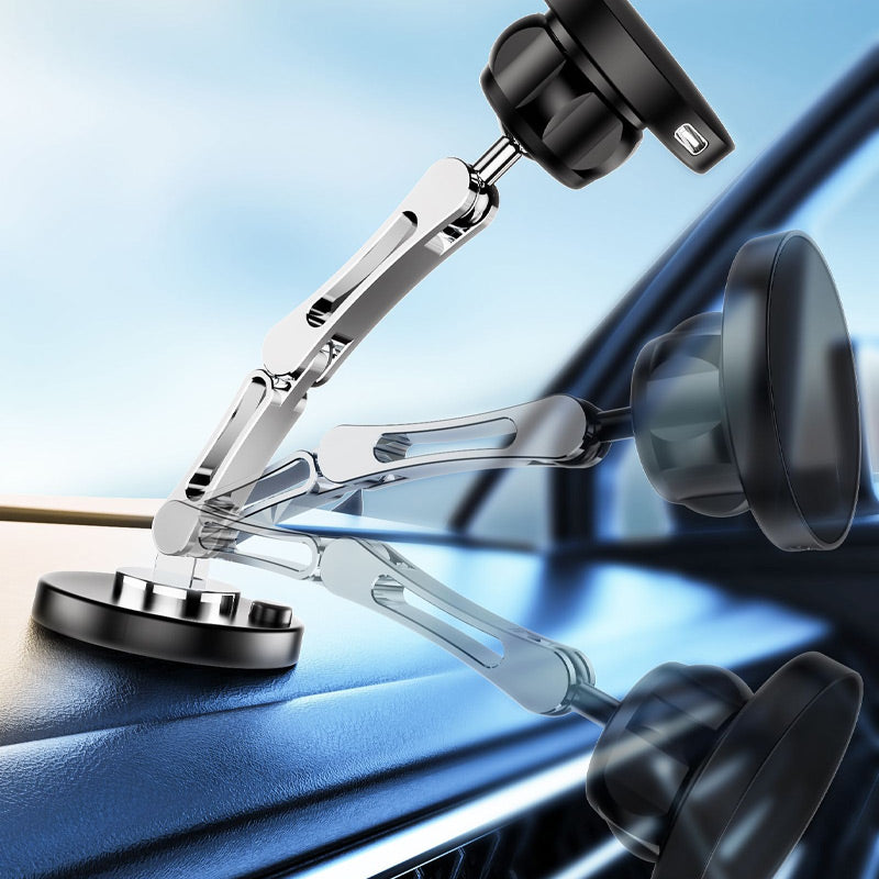 Cargador inalámbrico magnético para automóvil y soporte para teléfono