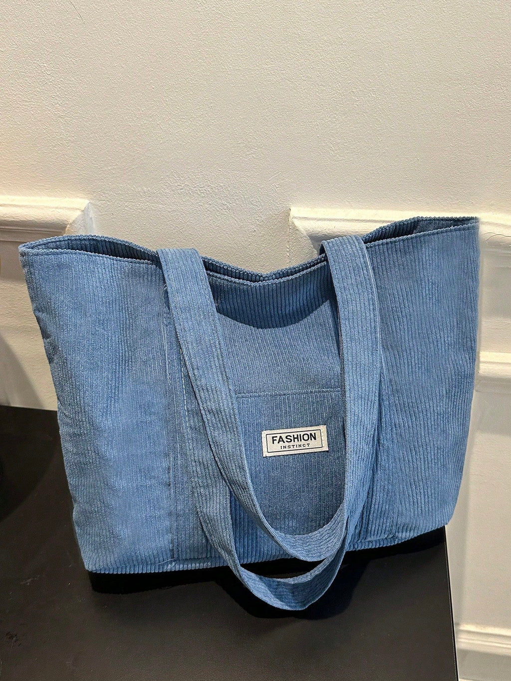 Bolso Tote de Pana de Gran Tamaño | Mochila Escolar | Para la escuela, estudiantes y trabajo