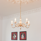 Marivelle | candelabro clásico con brazos dorados
