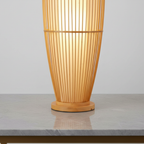 BambooGlow | Lámpara de Mesa y de Pie Moderna y Ecológica Elegante para Sala de Estar