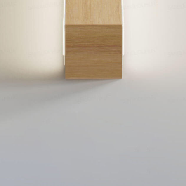 Lisslune | Luz de Pared LED Japonesa ZenBeam | Diseño de Madera Sólida | Iluminación de Acento Moderna