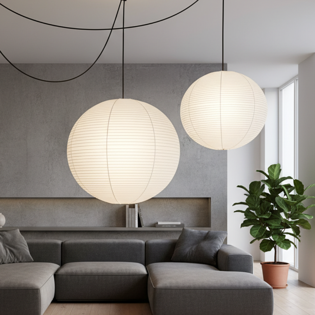 Lámpara Colgante Akari A Series - Iluminación Contemporánea y Estilosa