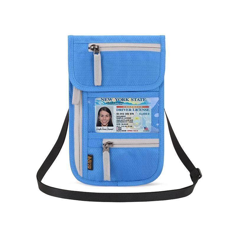 Billetera de viaje con bloqueo RFID