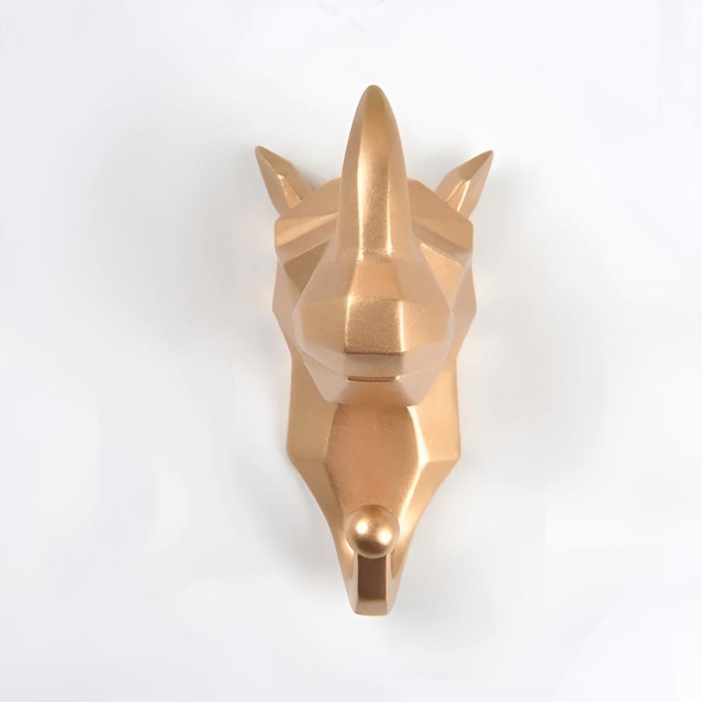 Soporte de Llaves de Pared con Cabeza de Animal