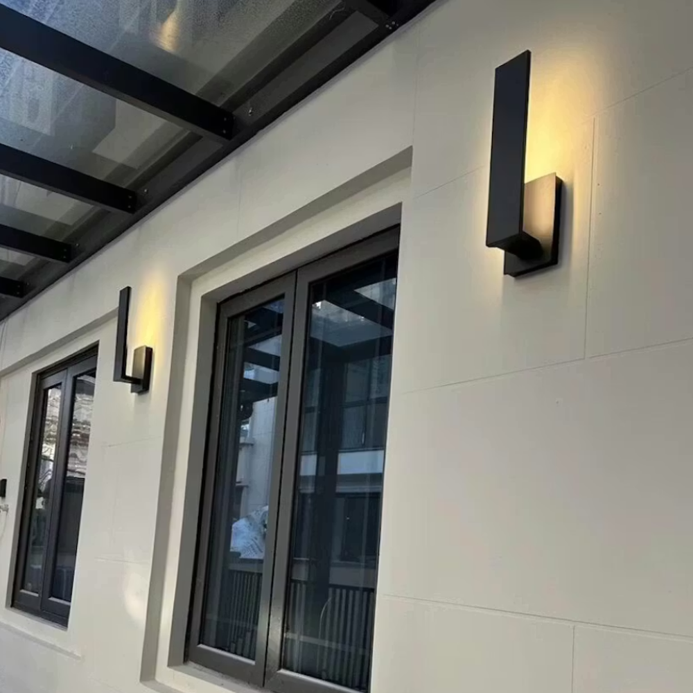 Architex | Aplique de pared exterior moderno y minimalista para iluminación exterior