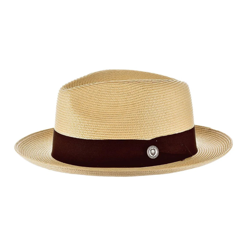 Sombrero Fedora de Paja Natural