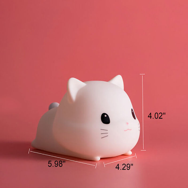 GlowPaws – Linda lámpara USB en forma de gato con temporizador y suave brillo LED