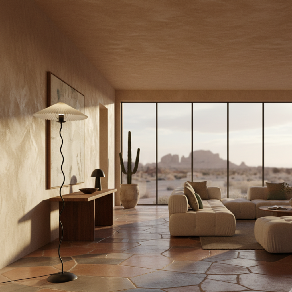 Lámpara de Pie Élan Silhouette | Lámpara de Pie Moderna y Elegante para la Ambiencia del Salón