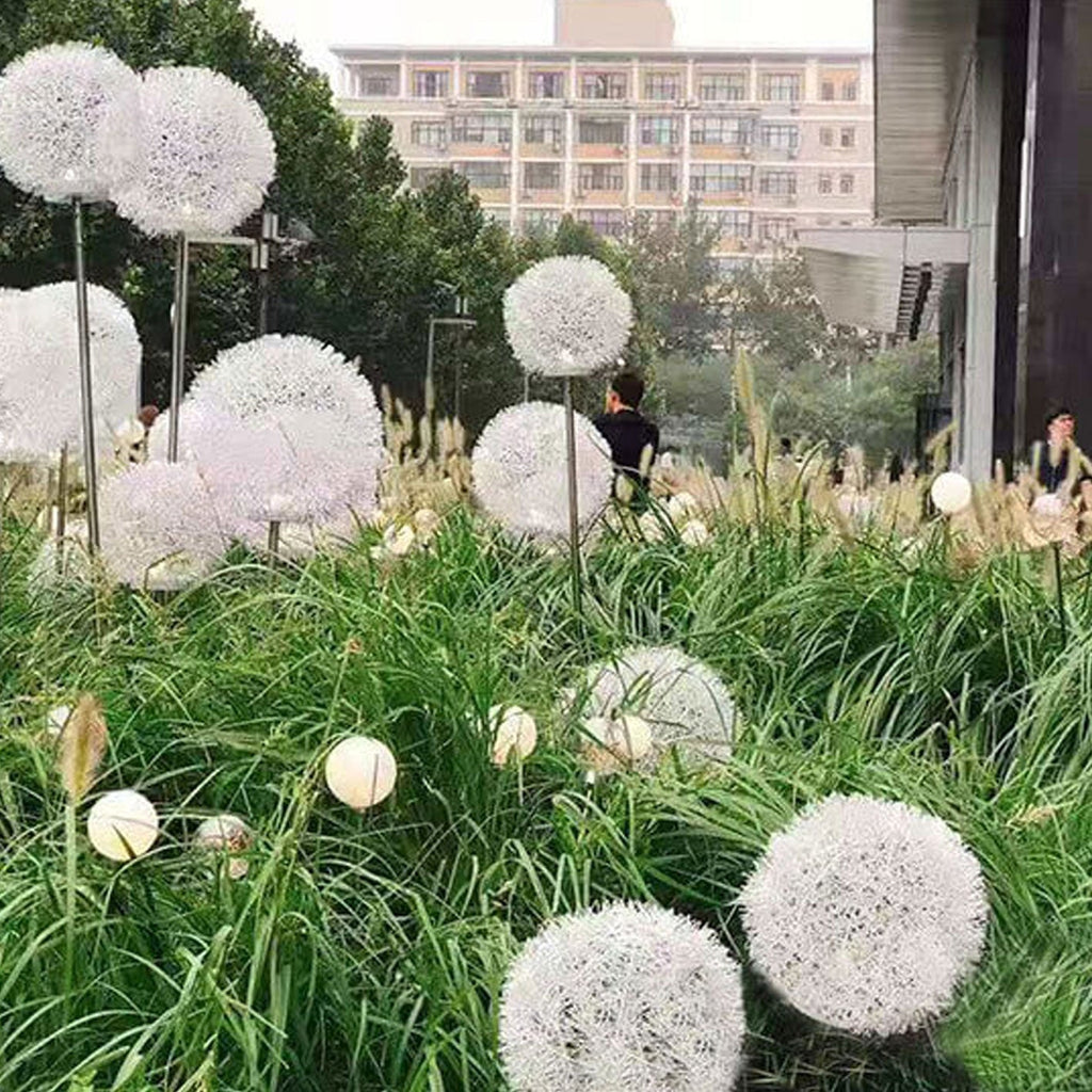 Luz de Globo LED Solar de Alambre de Aluminio Diente de León Impermeable para Jardín | Brehn