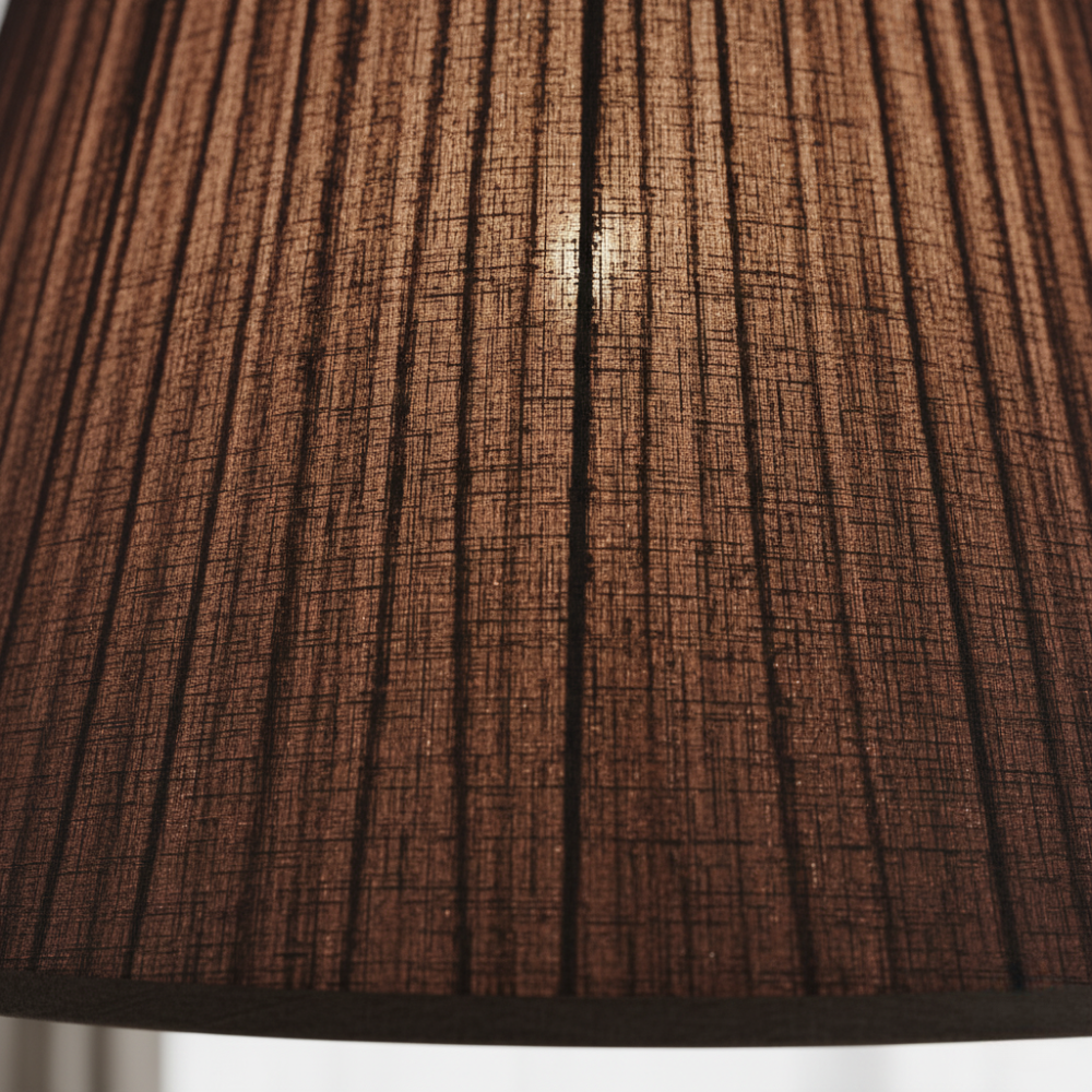 ArcoLuxe | Lámpara de pie de arco elegante y moderna con pantalla de tela para sala de estar