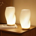 WaveLuxe - Lámpara USB elegante con pantallas de luz dobles