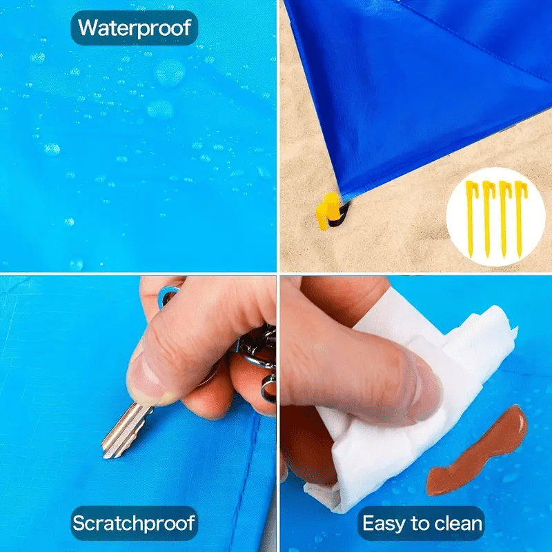 Manta de Playa Extra Grande Impermeable - Ligera y Ideal para Uso al Aire Libre