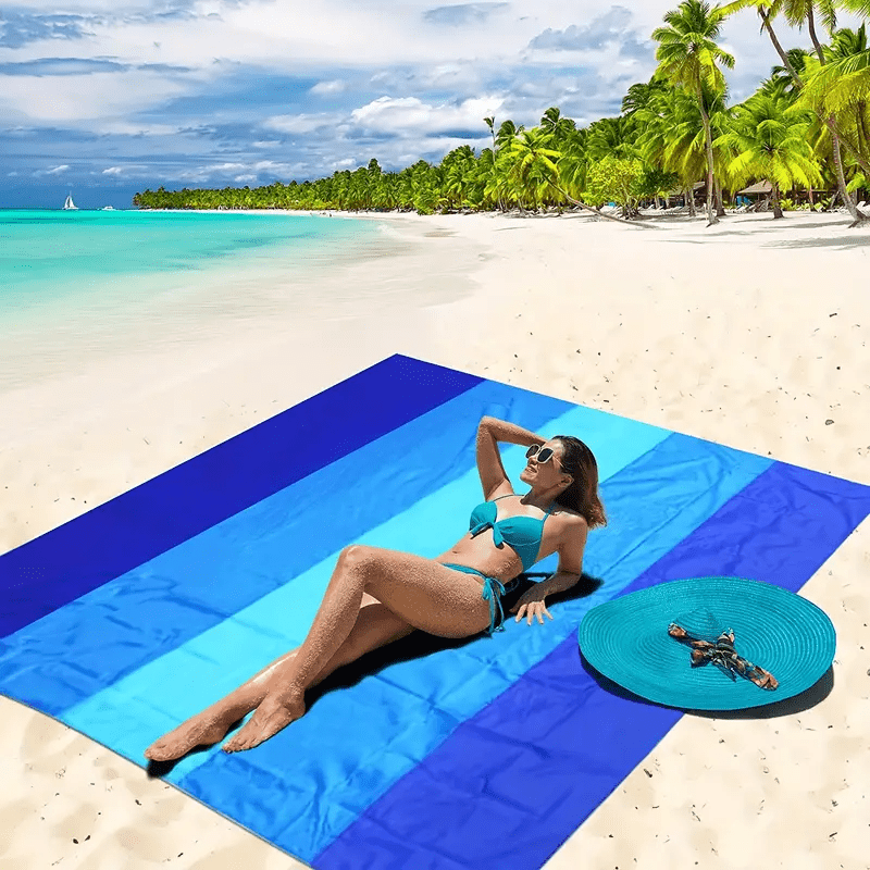 Manta de Playa Extra Grande Impermeable - Ligera y Ideal para Uso al Aire Libre