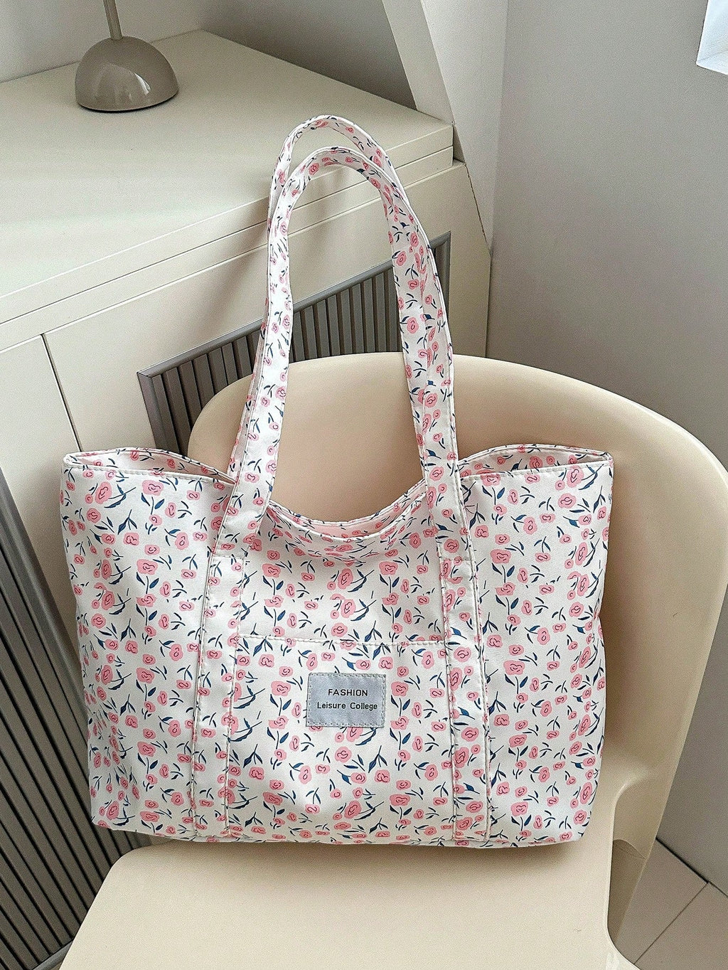 Bolso Tote de Pana de Gran Tamaño | Mochila Escolar | Para la escuela, estudiantes y trabajo