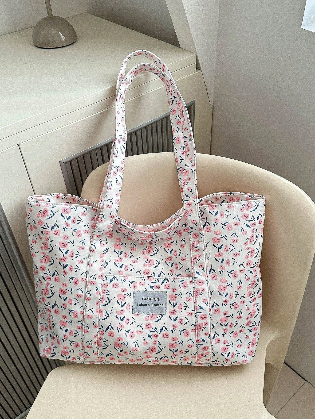 Bolso Tote de Pana de Gran Tamaño | Mochila Escolar | Para la escuela, estudiantes y trabajo