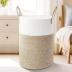 Cesta de Cuerda – Cesta de Algodón Plegable para Almacenamiento Elegante