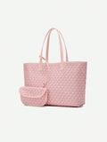 Bolso de Hombro Casual para Damas PVC | Tote Bag | Bolsa grande ligera para estudiantes