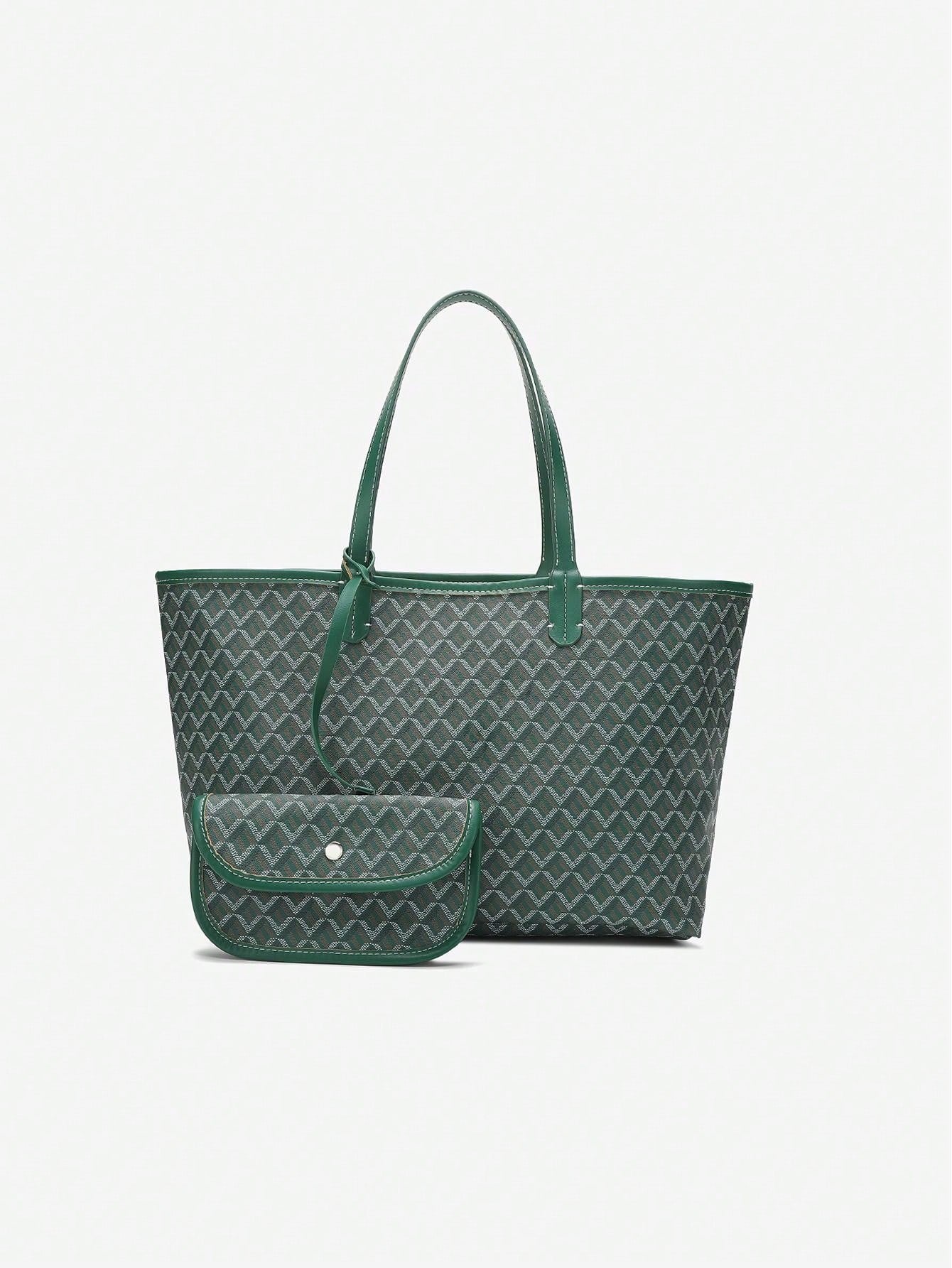 Bolso de Hombro Casual para Damas PVC | Tote Bag | Bolsa grande ligera para estudiantes