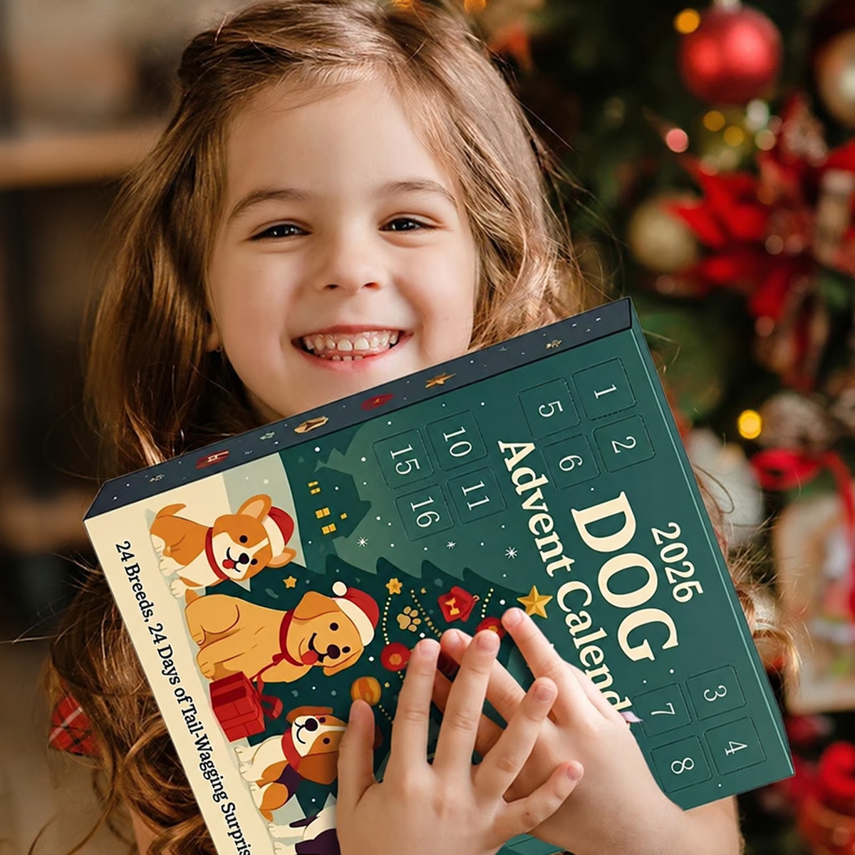 DOGMAS – Calendario de Adviento para perros con 24 juguetes festivos