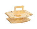 Mesa de Picnic de Madera Portátil 36x31x26cm con Amplio Espacio para Servir