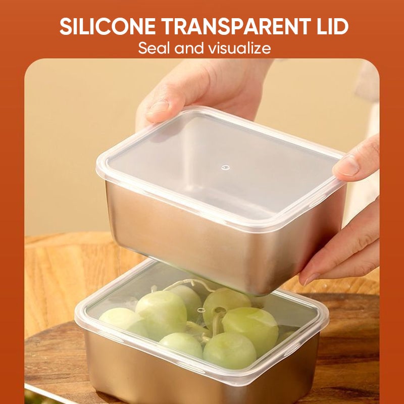 Contenedor de Almacenamiento de Alimentos de Acero Inoxidable