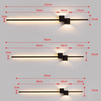 LINESTRIPE – Lámpara de pared LED minimalista para un ambiente moderno