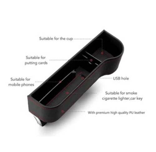 Kalsten | 🎉Organizador Multifuncional de Asiento de Coche de Cuero