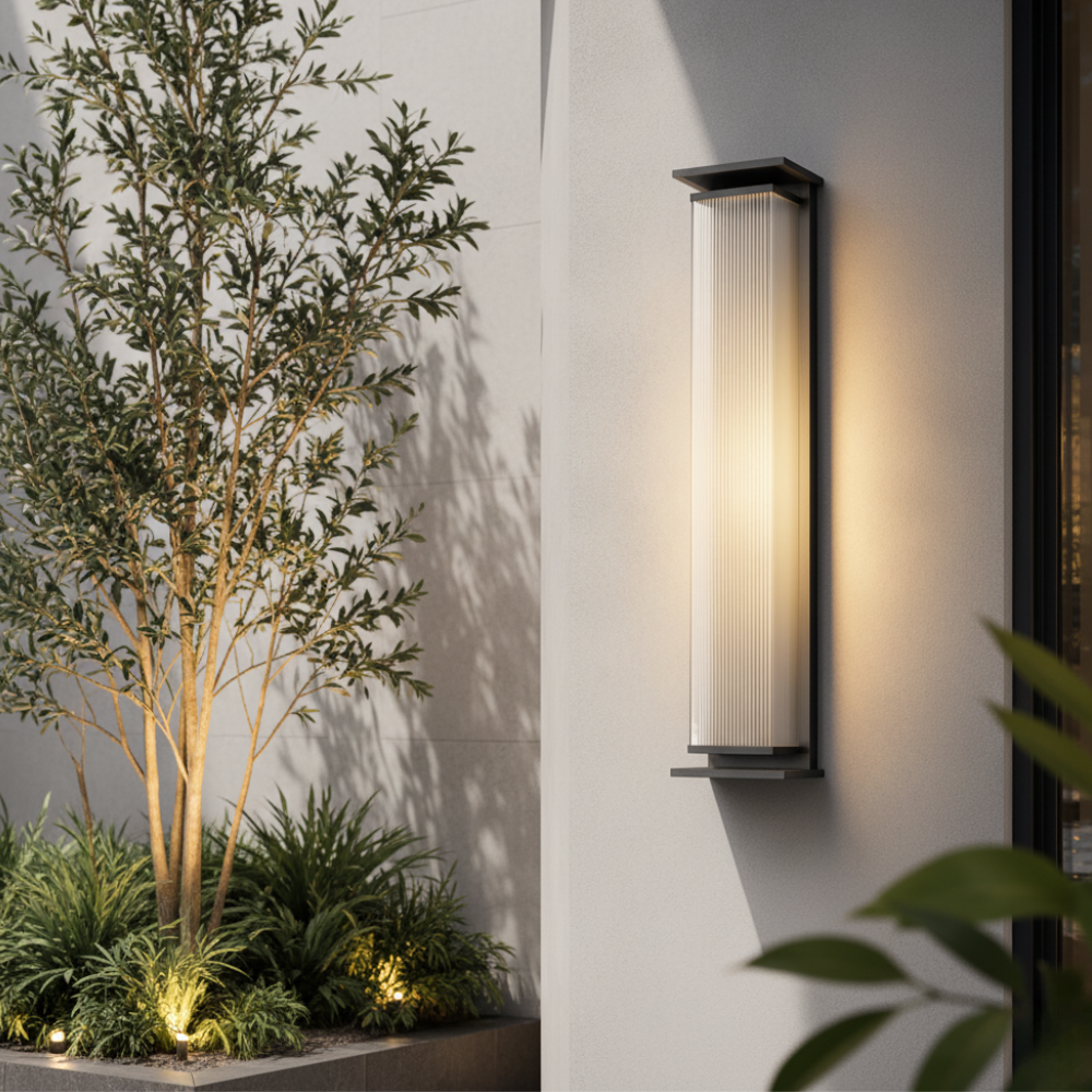 Luz de Pared Moderna para Exteriores | Aplique de Pared LED de Acero Inoxidable Impermeable para Iluminación de Patio y Porche