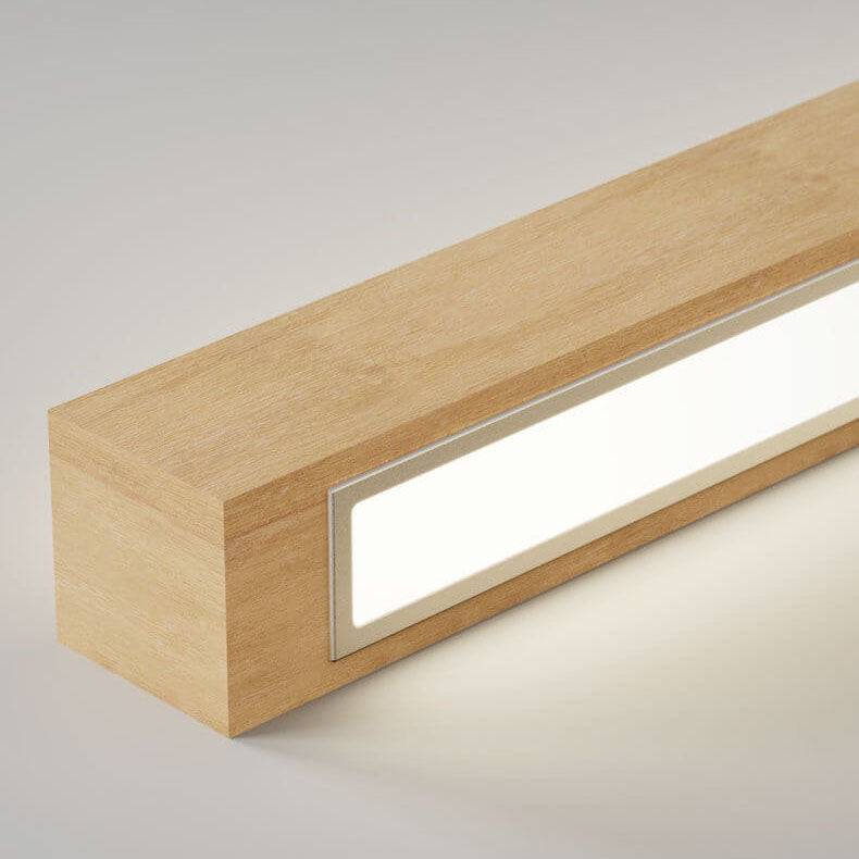 Lisslune | Luz de Pared LED Japonesa ZenBeam | Diseño de Madera Sólida | Iluminación de Acento Moderna