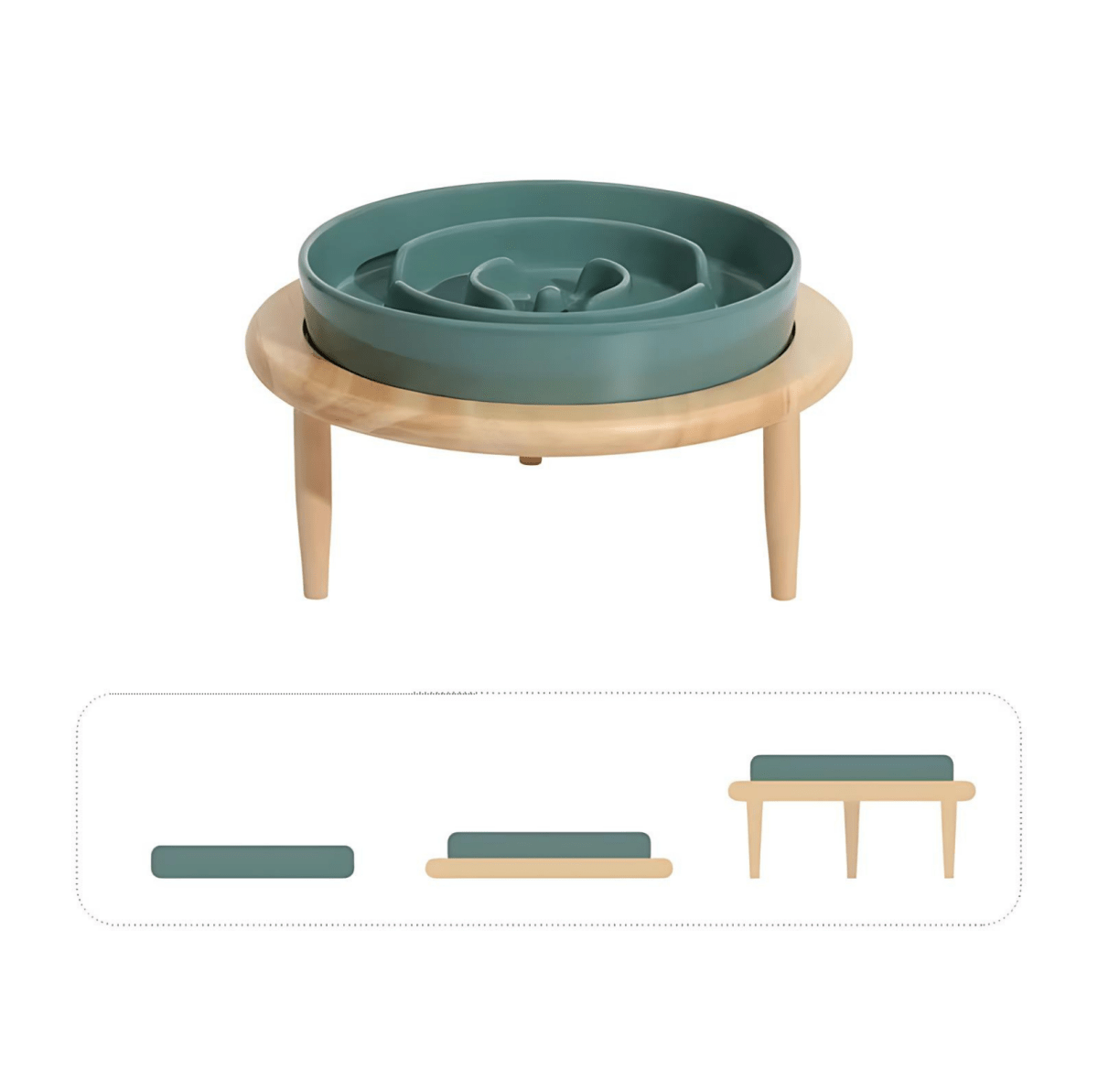 LangsameKeramik - Elegante Cuenco de Cerámica para Mascotas