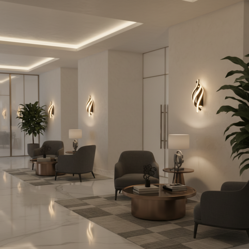 Aplique de Pared Moderno de Aluminio - Lámpara de Pared LED Minimalista para Iluminación Acogedora
