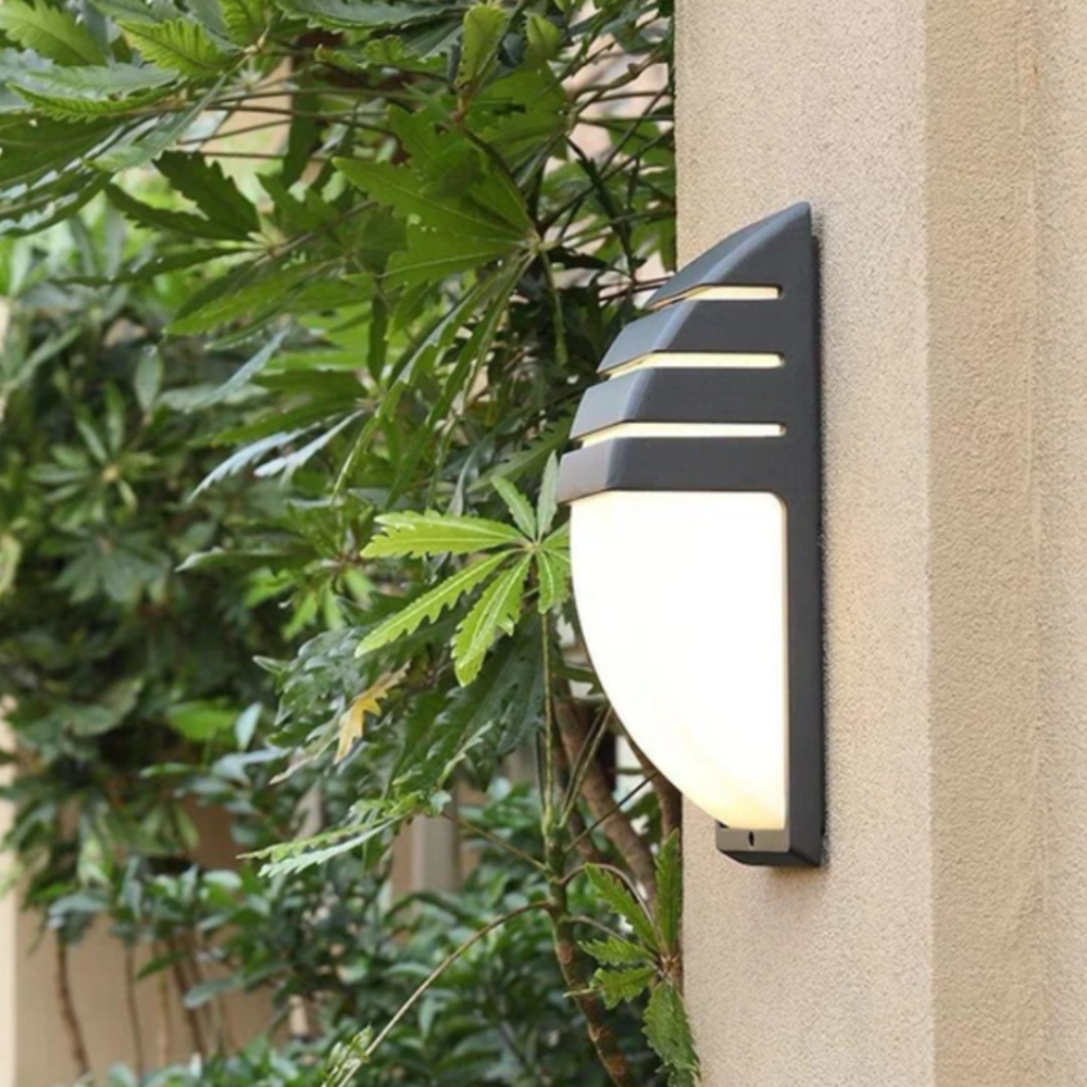 Aplique de Pared de Aluminio Moderno para Exterior