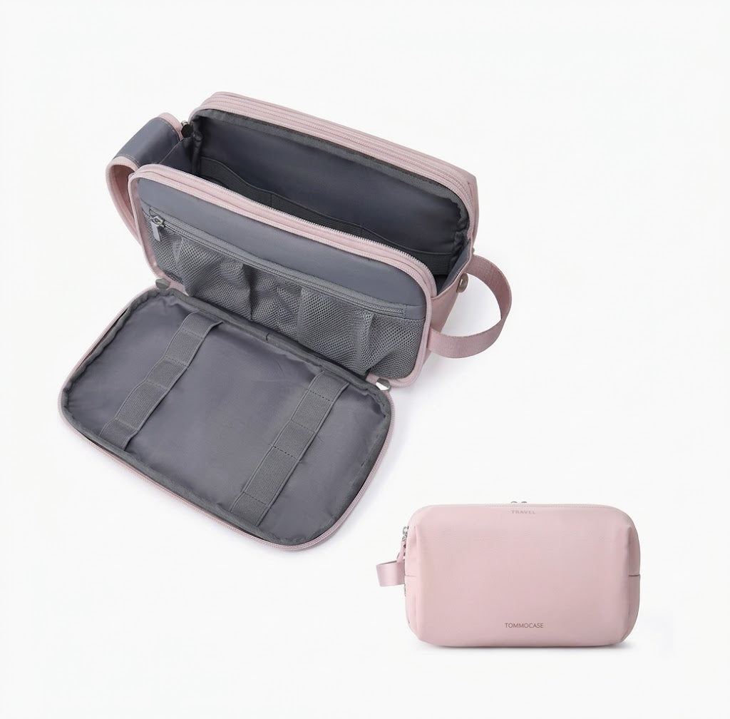Kosmetixo Neceser Impermeable para Damas y Caballeros | Neceser Ligero en S/M/L | Accesorios de Viaje para Productos de Cuidado y Maquillaje | Organizador de Viaje Unisex