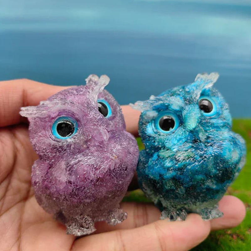 Figura de búho — Encanto acogedor en todas partes