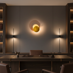 Aurelia Eclipse - Luz de Aplique LED Rotativa de 360° para Efectos Ambientales Elegantes