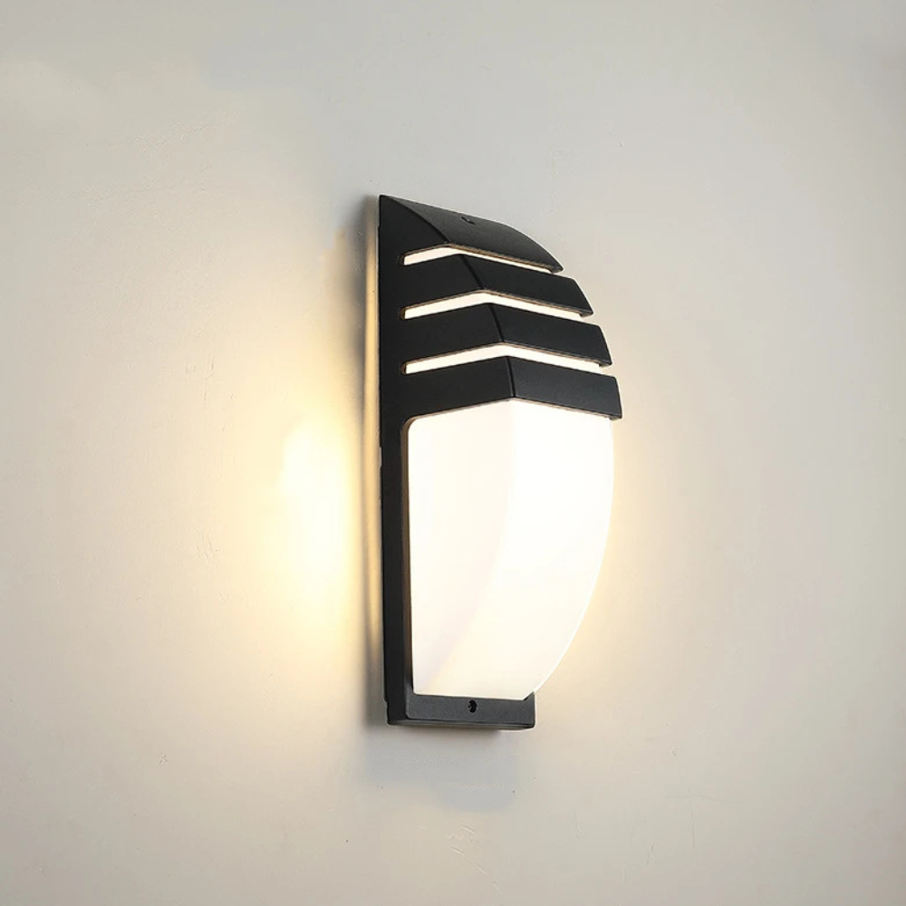 Aplique de Pared de Aluminio Moderno para Exterior
