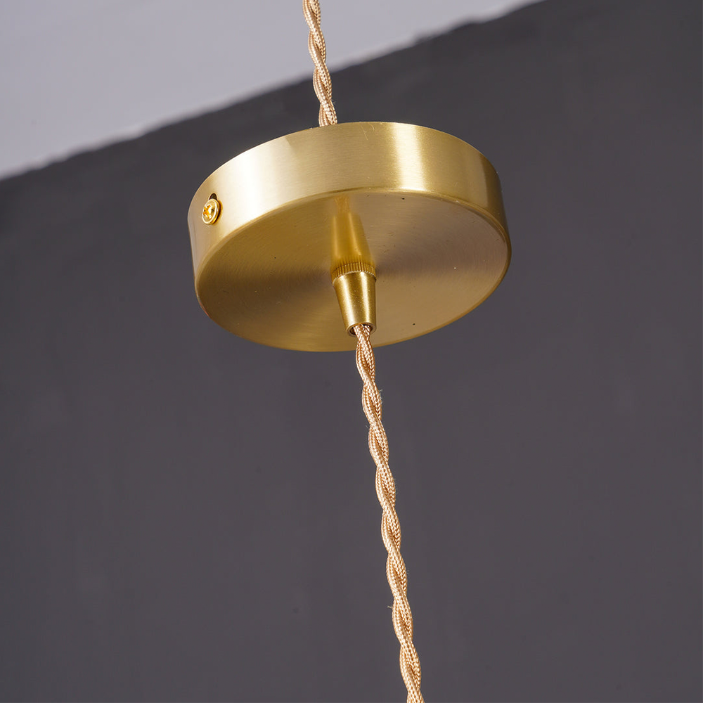 Lámpara colgante decorativa | Vidrio | Forma de flor