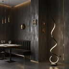 Spira | Lámpara de Pie LED Espiral Regulable Moderna para Sala de Estar