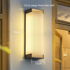 Luz de Pared Exterior Elegante - Aplique LED Regulable de Acero Inoxidable