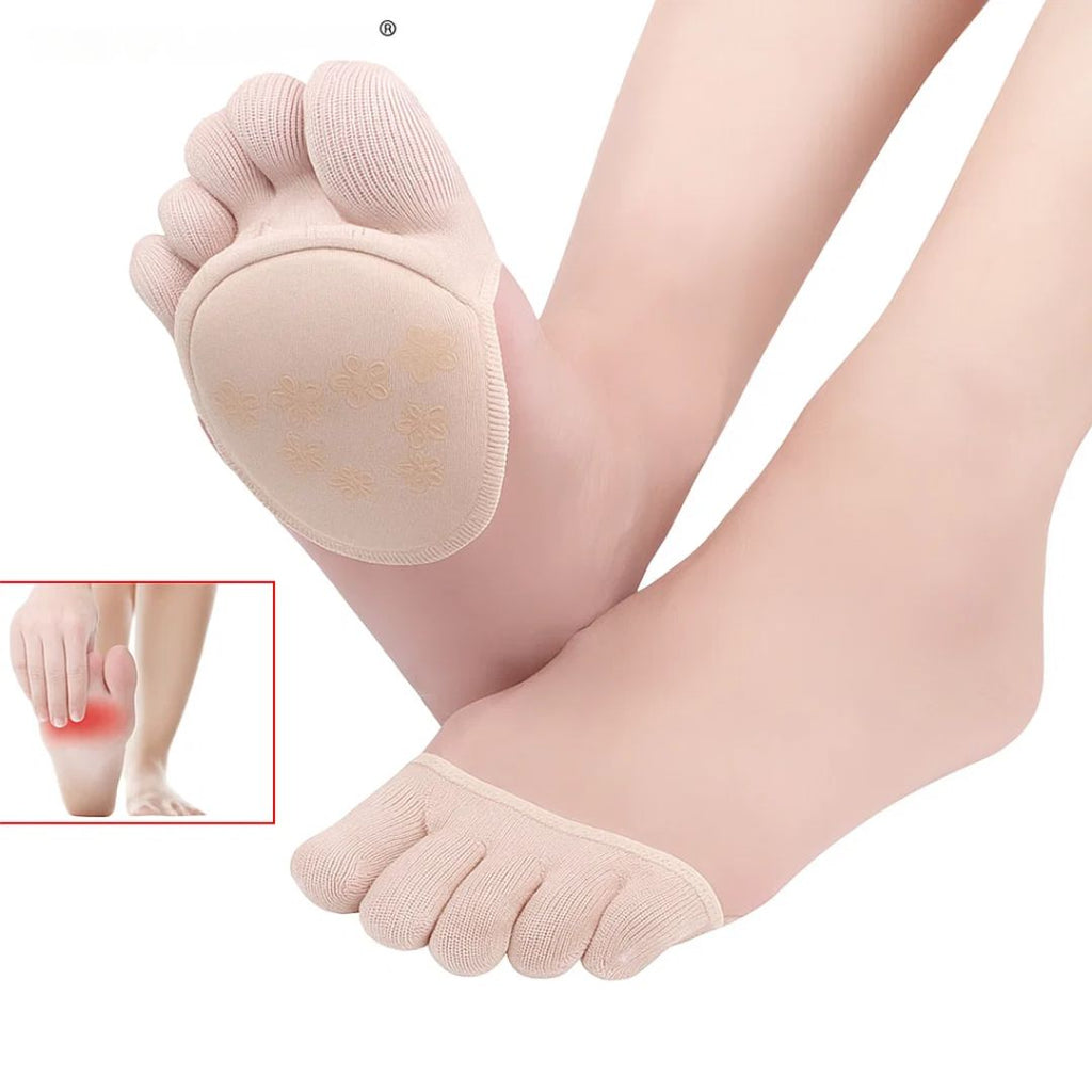 Calcetines de Dedo – Con Almohadilla en la Parte Delantera – Estilo Discreto y Transpirable Sin Mostrar – Prevención de Ampollas – Confort para el Trabajo y el Ocio Kalsten