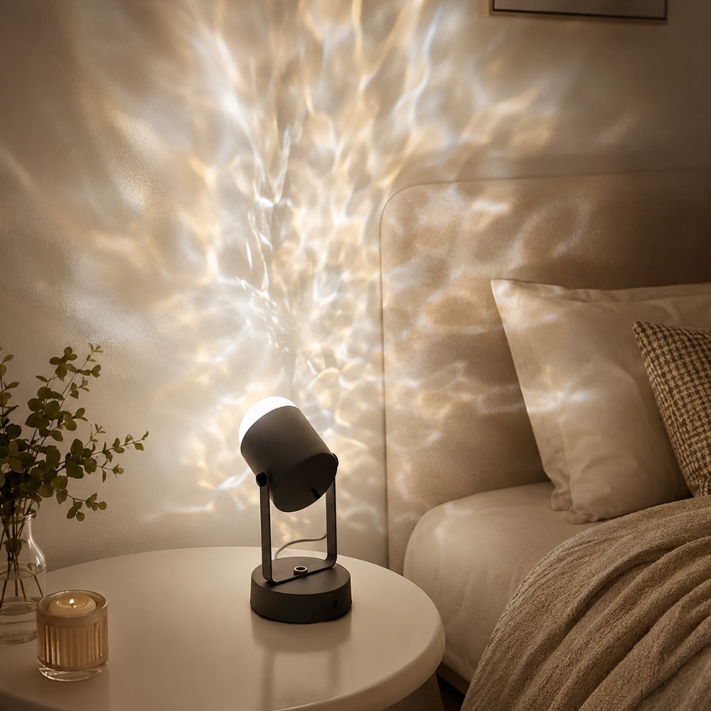 Cascade | Lámpara de Mesa RGB Dinámica Artística para Dormitorio y Sala de Estar